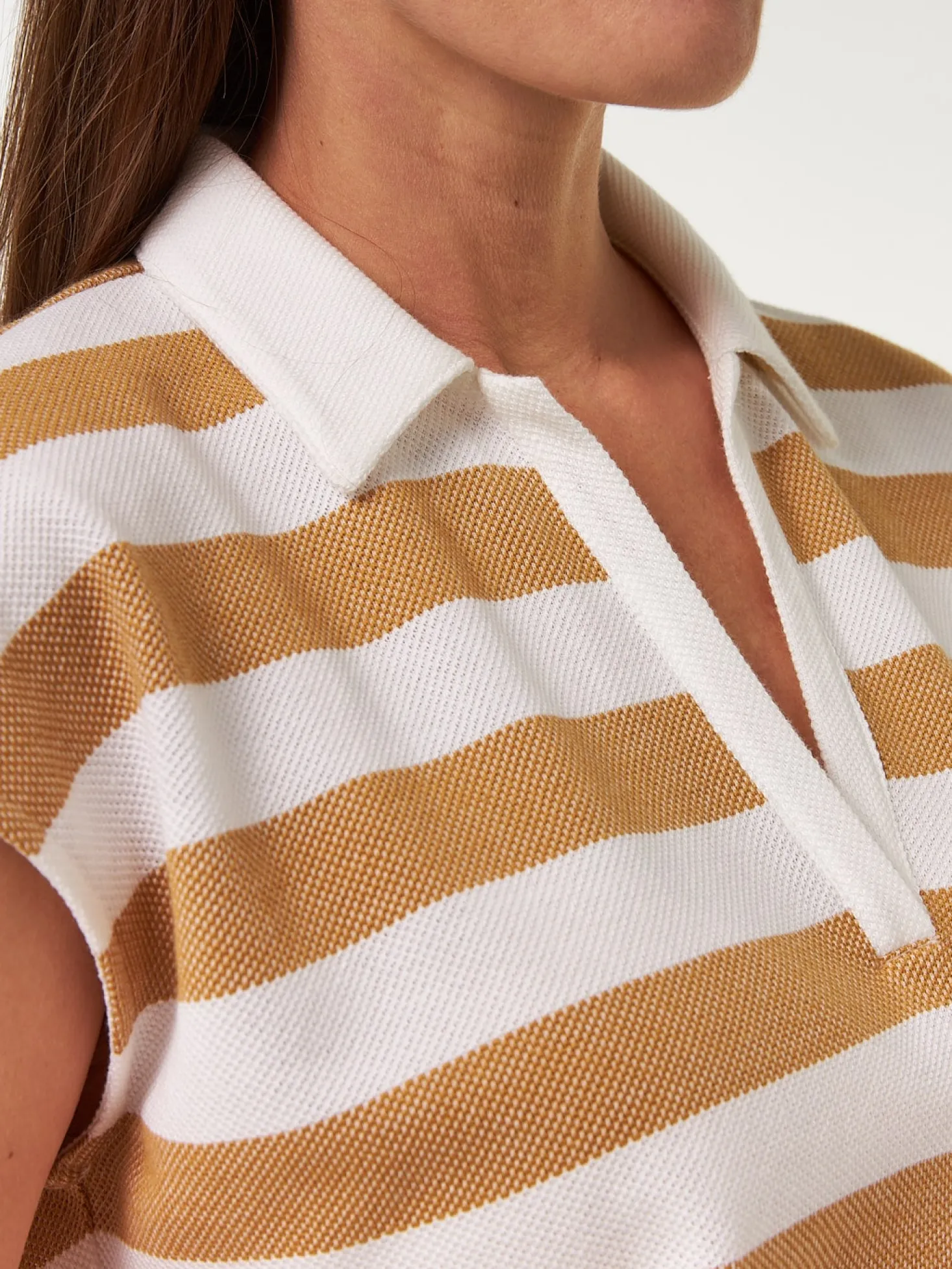 Top aus Bio Baumwolle(rattan/offwhite ringel, 38)