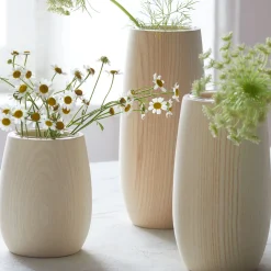 Vase aus Eschenholzø 8 x 22 cm
