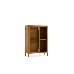 Vitrine Tenso(glas, Eiche, 142,4)