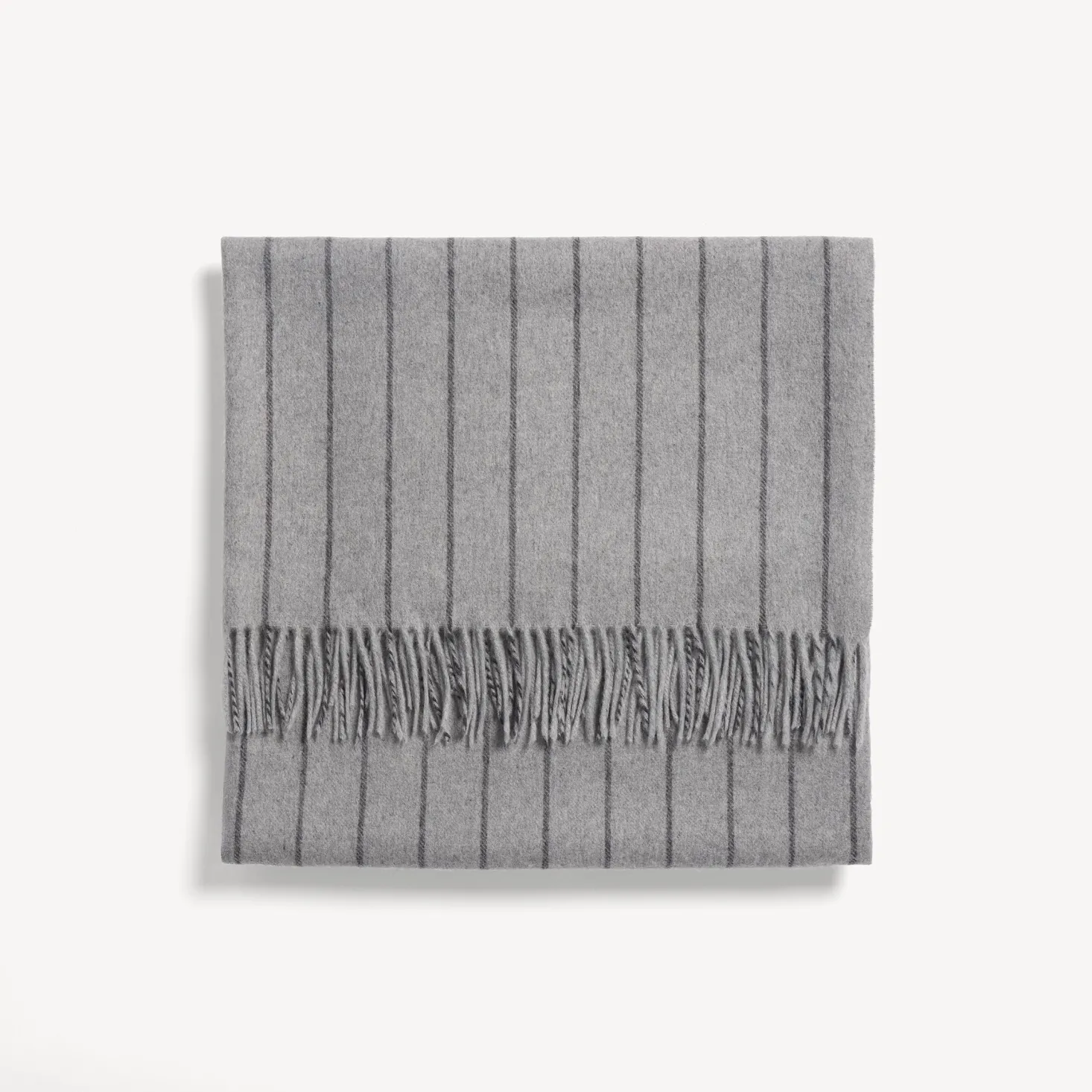 Wohndecke Andrograu, 140 x 200 cm, 100 % Schurwolle (Lamm)