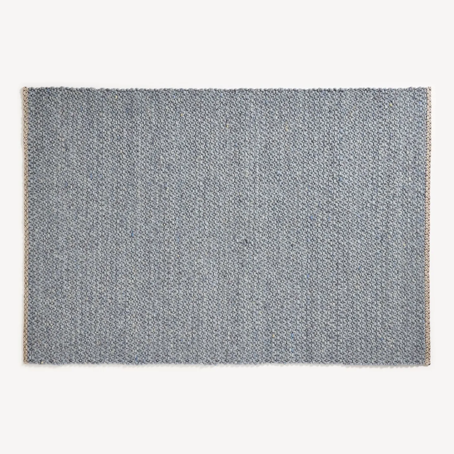 Wollteppich Ambo(blaugrau, 70 x 140 cm)