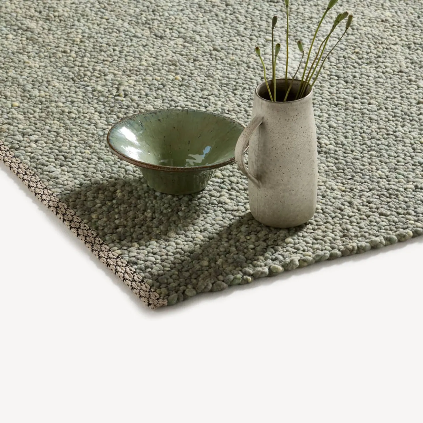 Wollteppich Ambo(thymian, 70 x 140 cm)