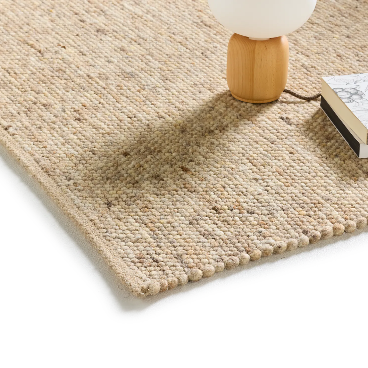 Wollteppich Bolla Pur(haselnuss, 60 x 120 cm)