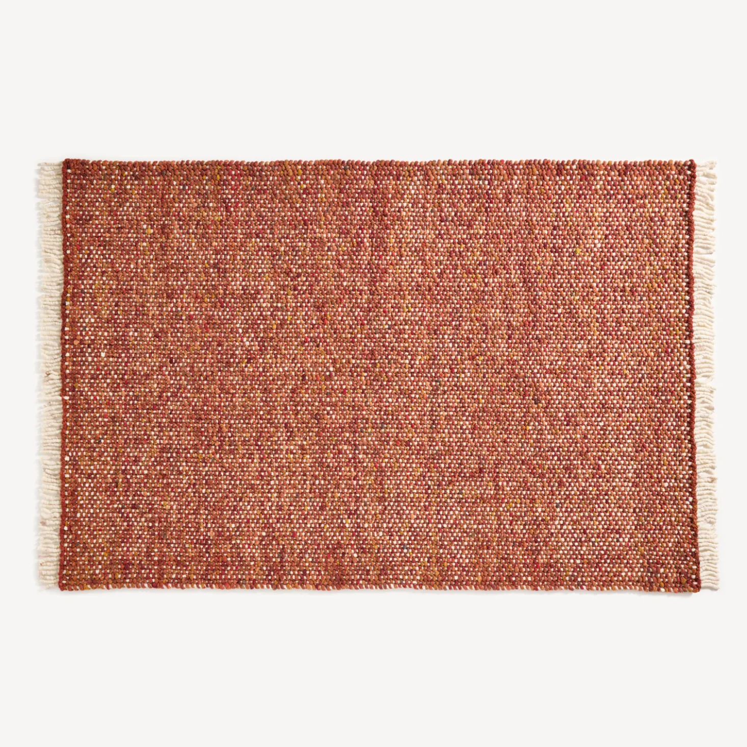 Wollteppich Cheviot(braun/orange, 70 x 140 cm)