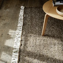 Wollteppich Cheviot(braun/orange, 70 x 140 cm)