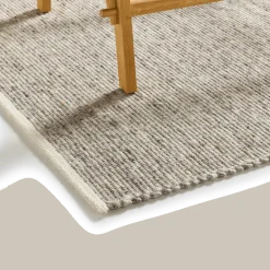 Wollteppich Linio Pur(stein, 70 x 140 cm)