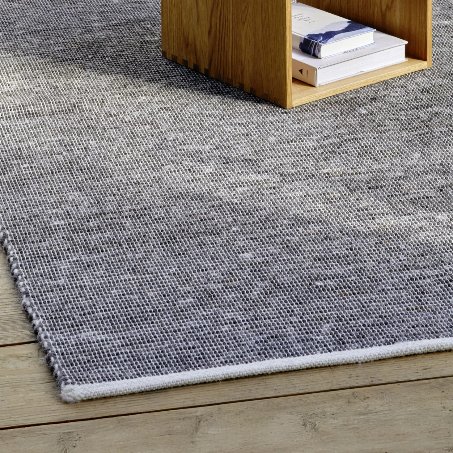 Wollteppich Linio Pur(torf, 70 x 140 cm)