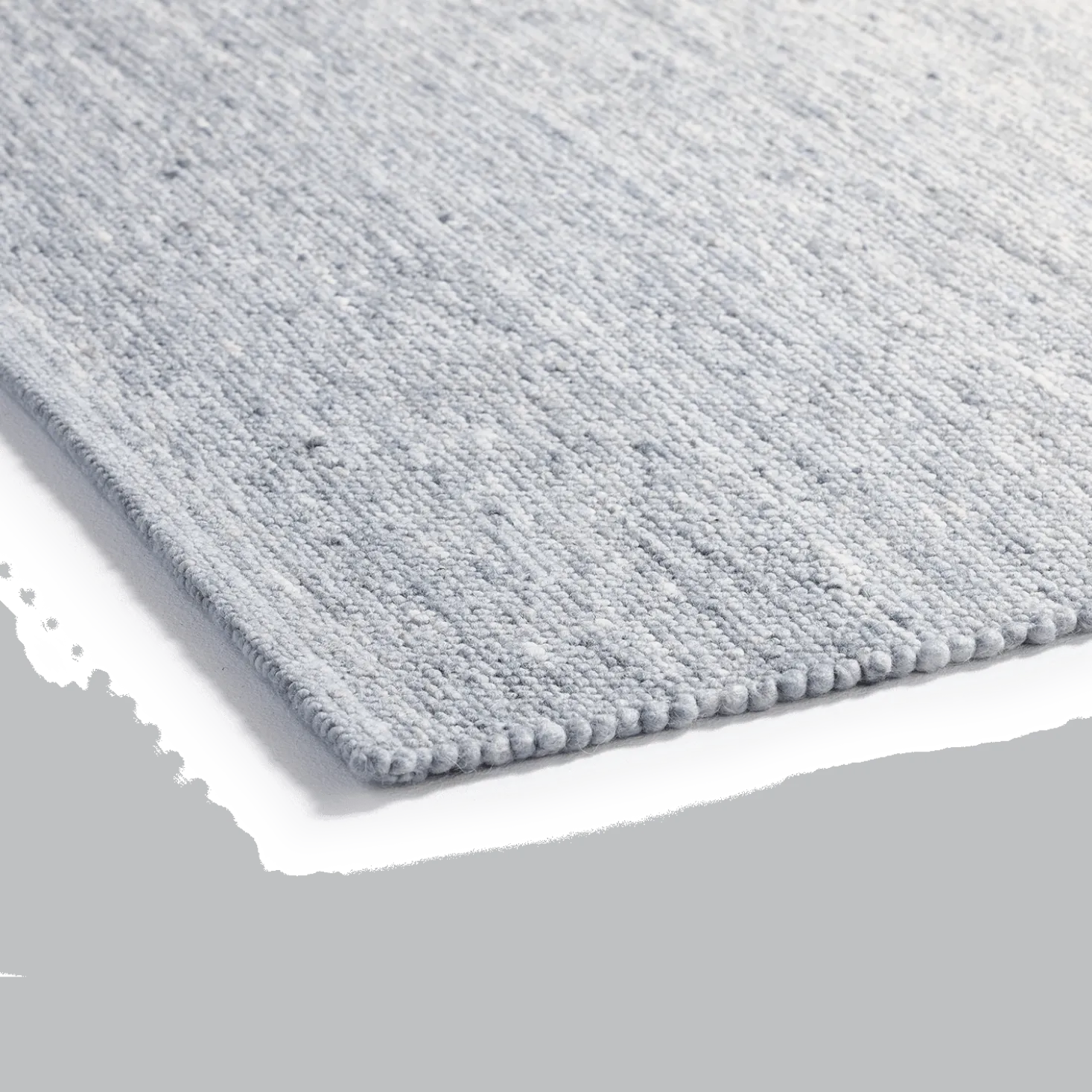 Wollteppich MaelGOTS (blaugrau, 70 x 140 cm)