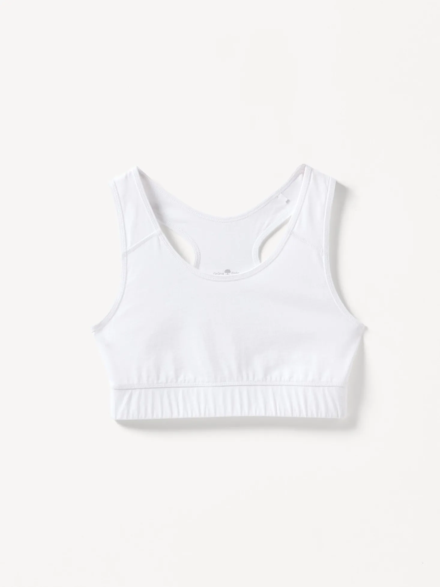 Yoga Bra aus Bio Baumwolle(weiß, 38)