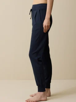 Yogahose aus Bio Baumwolle(mitternachtsblau, 46)