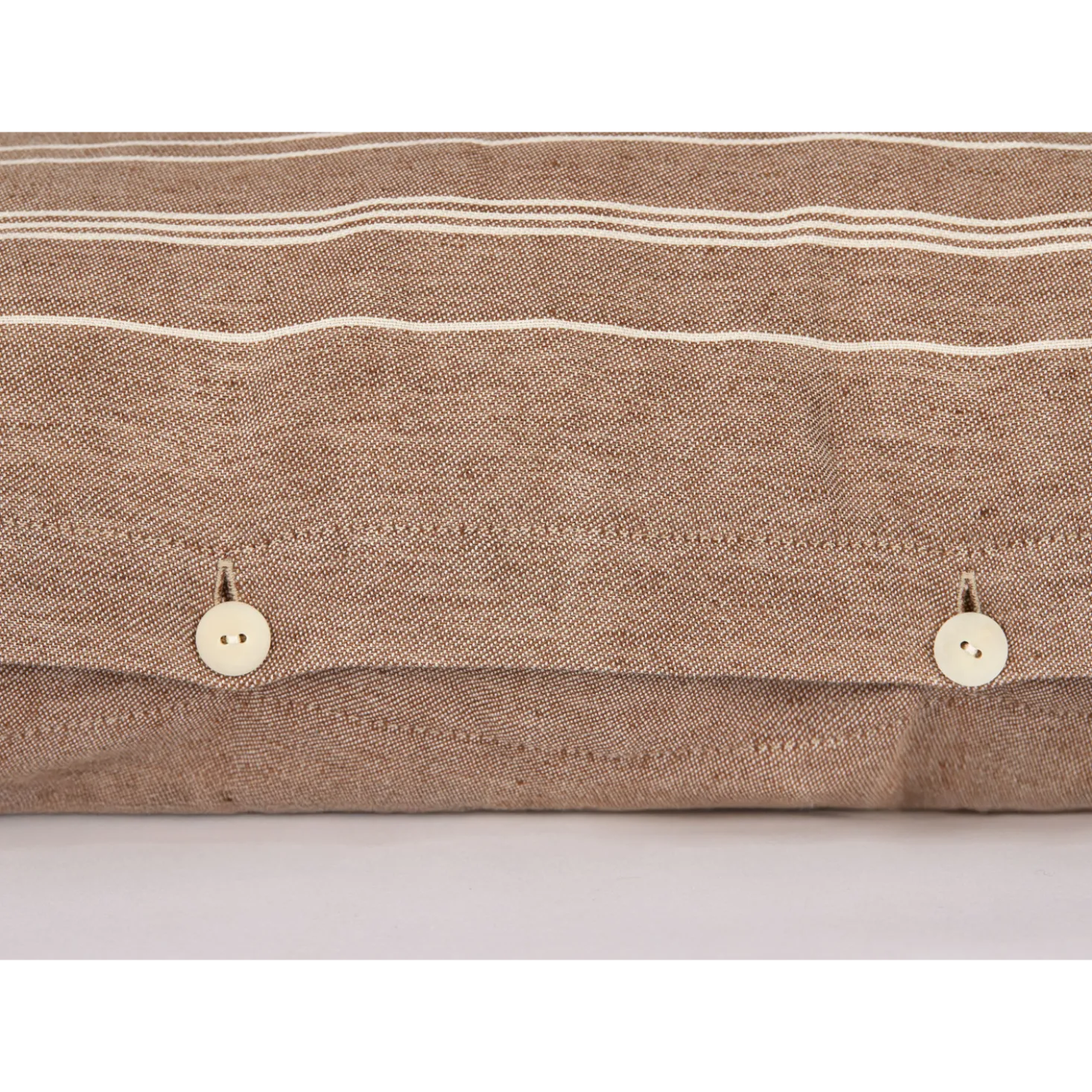 Zierkissenbezug Dafne50 % Leinen/50 % Baumwolle, GOTS (kaffee, 35 x 80 cm)