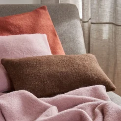 Zierkissenbezug Mats50 % rezyklierte Schurwolle (Lamm)/50 % Schurwolle (Lamm) (kaffee, 50 x 50 cm)